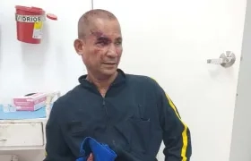 Danián Villamil, vigilante agredido. 