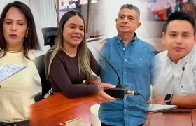 Maria Auxiliadora Henriquez, Cinthya Pérez, Juan José Vergara , Andrés Ballesteros 