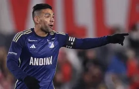 Radamel Falcao, delantero de Millonarios.