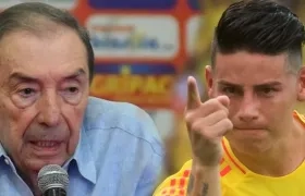 Fuad Char y James Rodríguez.