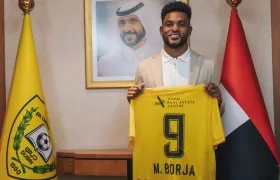 Miguel Borja, nuevo delantero de Al Wasl. 