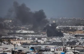 Aspecto de la Franja de Gaza. 