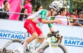 El ciclista colombiano Germán Darío Gómez.