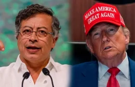 Gustavo Petro -  Donald Trump.