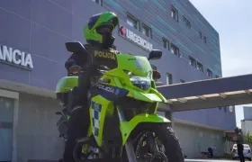 Uno de los heridos fue trasladado al Hospital General de Barranquilla. 