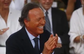 El cantante Julio Iglesias.