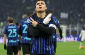 El jugador del FC Inter, Lautaro Martínez.