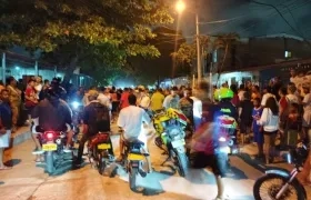 El doble crimen se presentó en el barrio Los Cedros. 