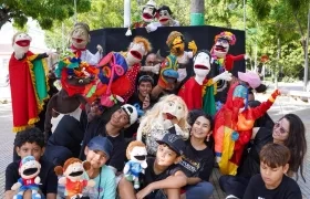 Los integrantes del Baúl Polisémico.