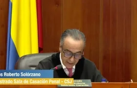 Magistrado Carlos Roberto Solórzano. 