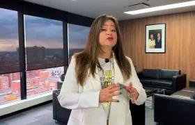María Fernanda Rojas, ministra de Transporte.