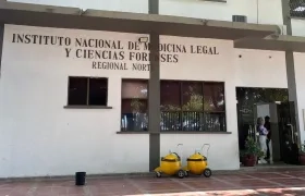 Fachada de Medicina Legal. 
