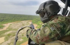 El operativo fue realizado por las Fuerzas Militares. 