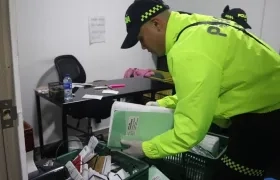 Operativo de la Policía. 