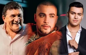 Poncho Zuleta, Jessi Uribe y Yeison Jiménez.