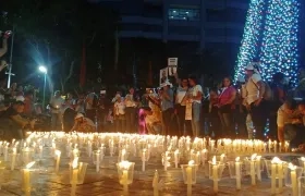 Protesta en Venezuela en pidiendo liberación de presos políticos