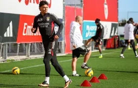 El centrocampista colombiano Richard Ríos.