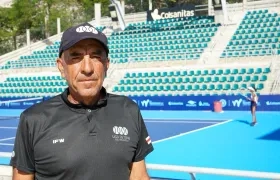Raúl Gómez, director técnico de la Liga de Tenis del Atlántico.