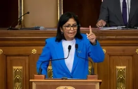 La presidenta encargada de Venezuela, Delcy Rodríguez.