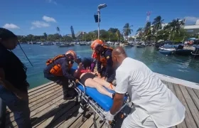 Armada auxilió a turista argentina en San Andrés.