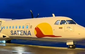 Avión de Satena. 
