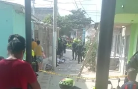 Escena del ataque a bala. 