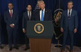 El Presidente de Estados Unidos, Donald Trump.