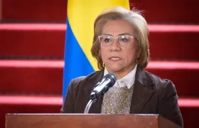La Canciller colombiana Rosa Villavicencio.