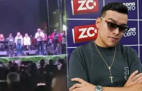 El alcalde de Marinilla, Antioquia, dando la triste noticia de la muerte de Yeison Jiménez. 