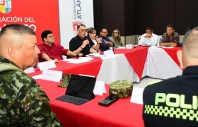 Comité de seguimiento electoral en el Atlántico.