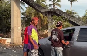 Sujetos al parecer extorsionan a conductor en la vía Barranquilla-Ciénaga. 