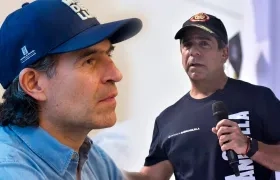 Federico Gutiérrez y Alejandro Char, alcaldes de Medellín y Barranquilla, respectivamente. 