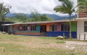Colegio en El Plateado, en el Cauca. 