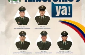 Policías secuestrados