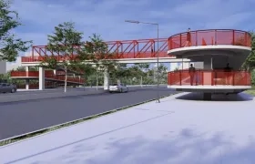 Diseño del puente peatonal de la calle 30. 