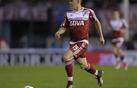 Rafael Santos Borré jugó en River entre 2018 y 2021. 
