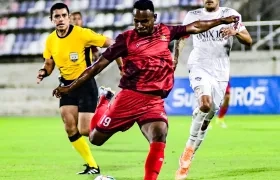 Cristian Peñate marcó el primer gol del Barranquilla FC.