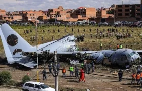 Avión accidentado. 