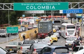 Frontera de Colombia con Ecuador.