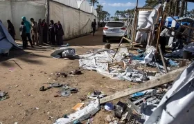 Destrucción en Gaza por los ataques de Israel.