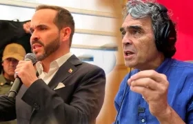 Los precandidatos presidenciales Abelardo De La Espriella y Sergio Fajardo.