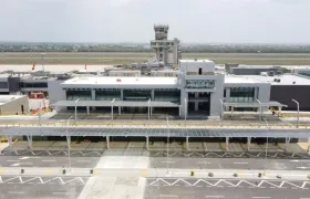 Aeropuerto Ernesto Cortissoz. 