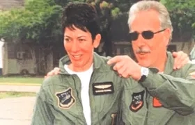 Ghislaine Maxwell y el expresidente Andrés Pastrana.