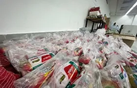Ayudas humanitarias recolectadas en el Atlántico para los damnificados en Córdoba. 
