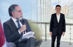 Armando Benedetti y Luis Felipe Henao.