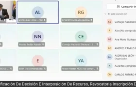 Audiencia del Consejo Nacional Electoral.