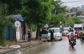Presuntos 'Costeños' lanzaron una granada la semana pasada en la Distrital El Bosque. 