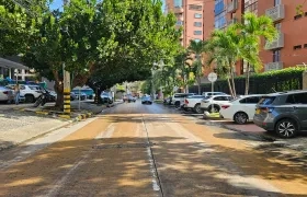 Calle 82, norte de Barranquilla.