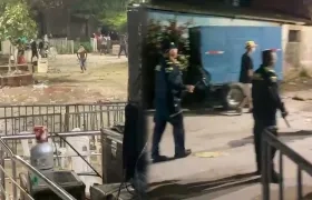 Enfrentamiento en Campo de la Cruz. 