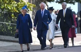 El Rey Carlos III y el expríncipe Andrés.